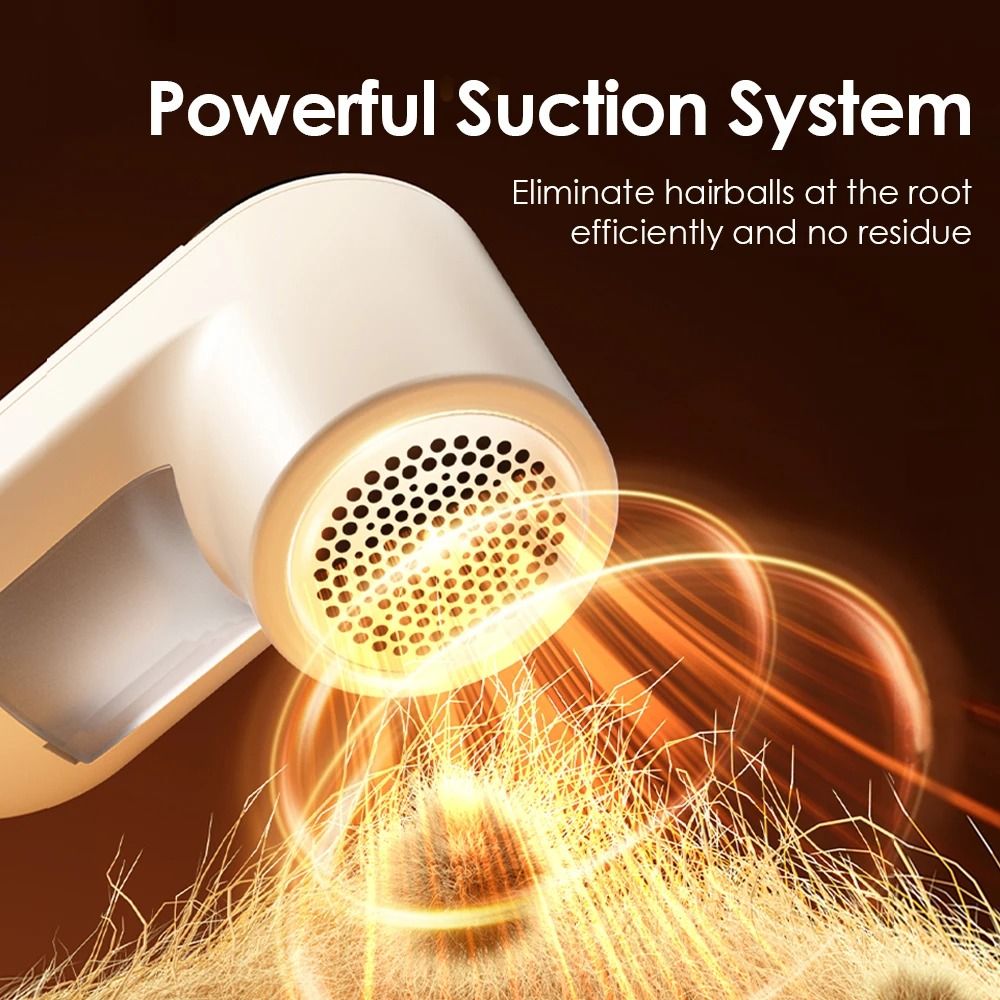 Rechargeable Fabric Lint Remover With LED Display And Adjustable Speeds 3
