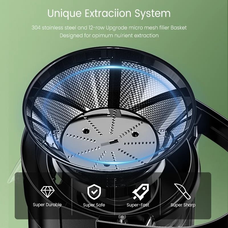 Compact Centrifugal Juicer With Automatic Pulp Ejection For Fresh Juices 3