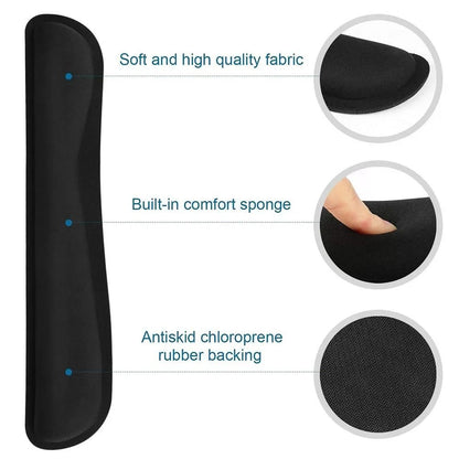 Memory Foam Wrist Support Pad For Keyboard And Mouse 1
