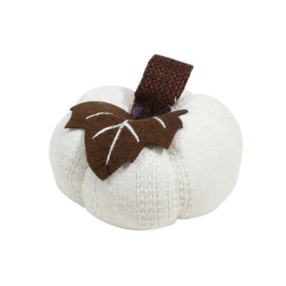Knitted Soft Wool Pumpkin Ornament For Home Thanksgiving Harvest Decoration 8