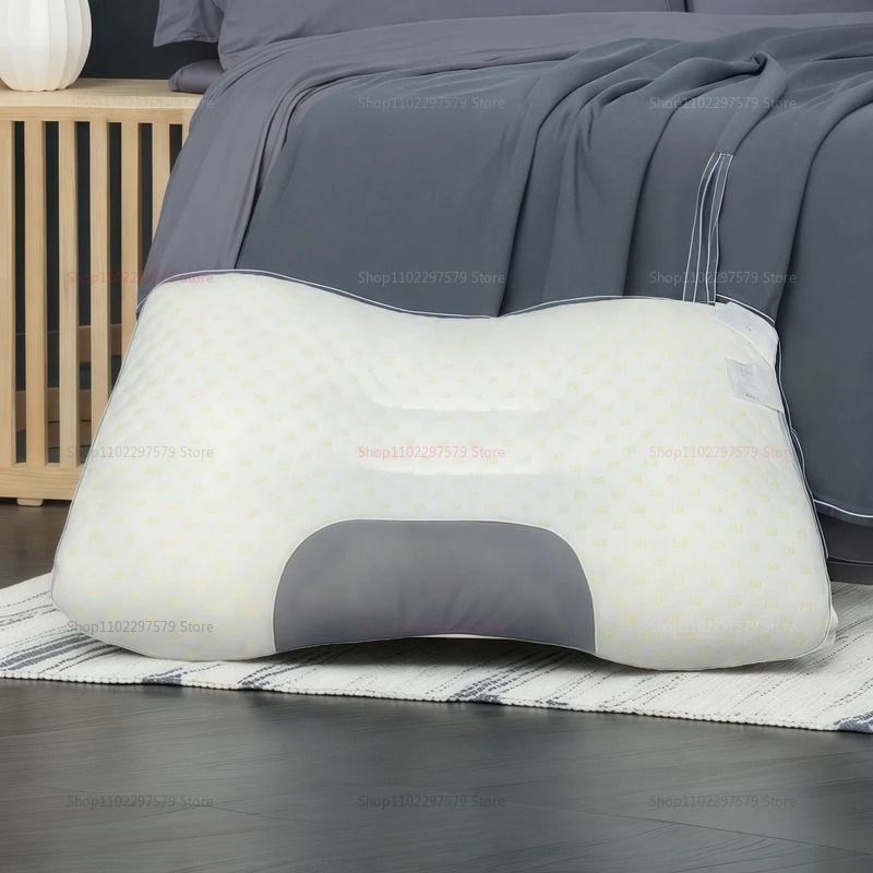 Cervical Orthopedic Neck Pillow For Better Sleep And Neck Support Soybean Fiber Massage Pillow For  1