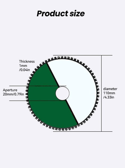 110 Mm Circular Saw Blade Wood Metal Plastic Cutting Disc For Angle Grinder 6