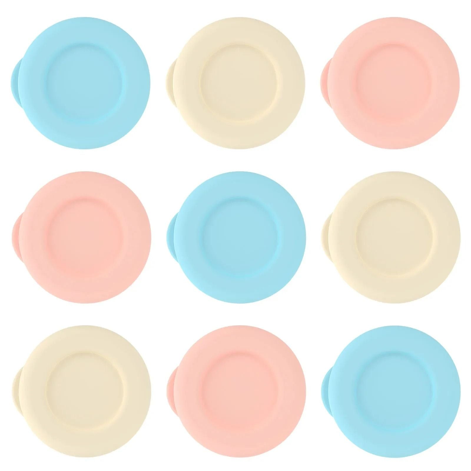 Glass Bottle Replacement Silicone Cap Set Leak Proof Milk Bottle Lids 9 Piece 6