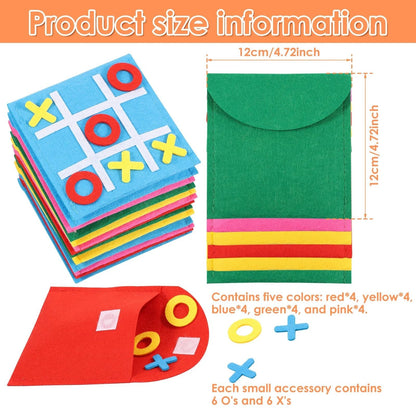 20 Piece Felt Board Game Set Family Mini Board Game Toy 2