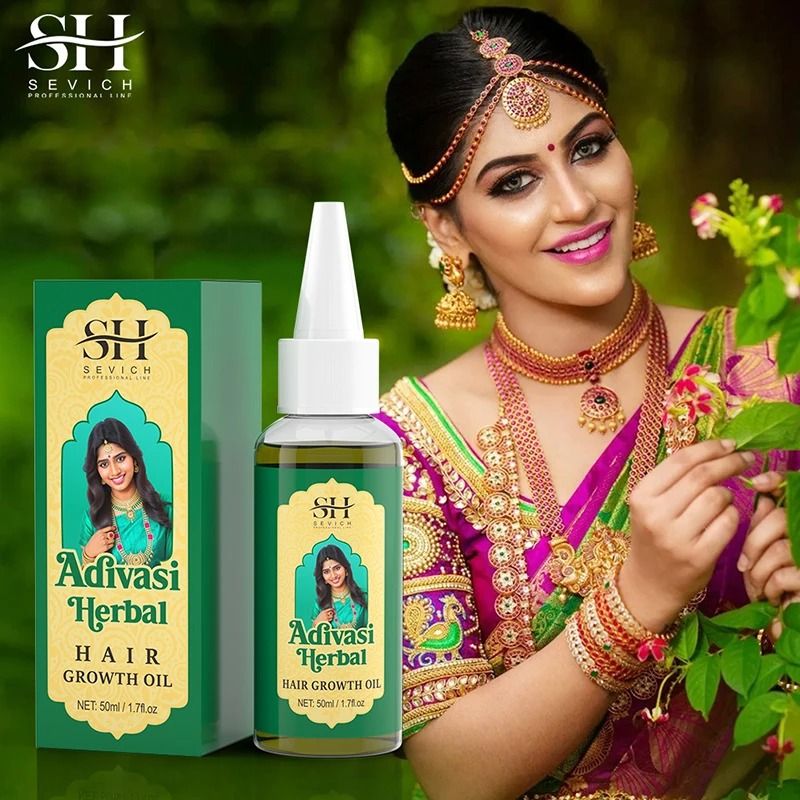 Adivasi Herbal Hair Growth Oil  Ayurvedic Anti Hair Loss Treatment For Stronger Thicker Hair 6