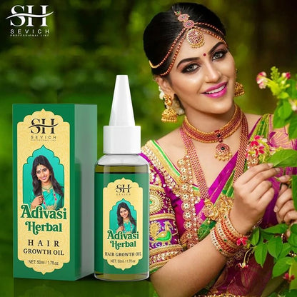 Adivasi Herbal Hair Growth Oil  Ayurvedic Anti Hair Loss Treatment For Stronger Thicker Hair 6