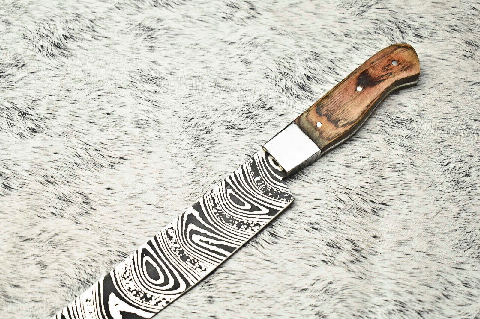 Handmade Damascus Steel Blade Chef Full Tang Knife  Professional Kitchen Cooking Knife 1