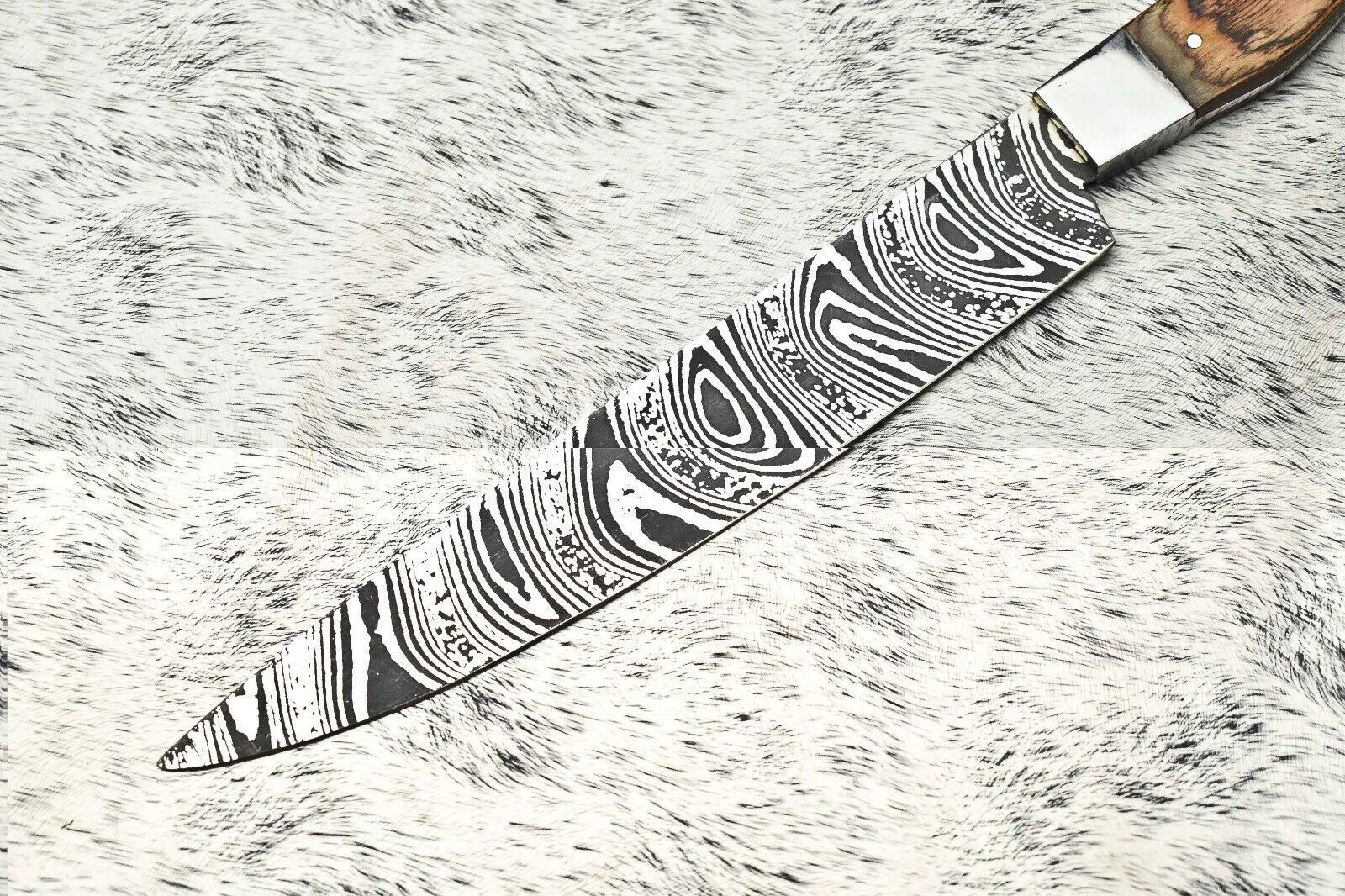 Handmade Damascus Steel Blade Chef Full Tang Knife  Professional Kitchen Cooking Knife 2