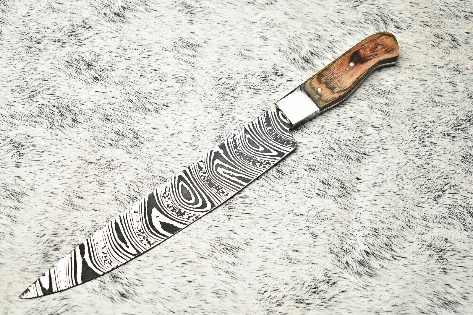 Handmade Damascus Steel Blade Chef Full Tang Knife | Professional Kitchen Cooking Knife