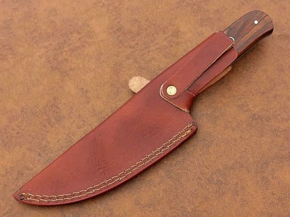 Custom Handmade Damascus Steel Chef Knife  Full Tang Kitchen Knife  Professional Cooking Blade 3