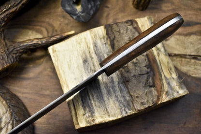 Handmade Damascus Steel Chef Knife  Hard Wood Handle  Hunting  Camping Knife 1