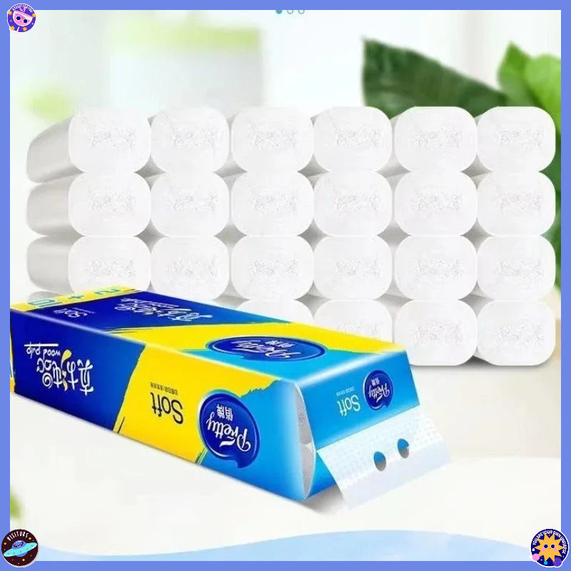 Soft Skin Friendly Car Paper Towels 12 Rolls Bulk Pack 4 Layer Thickened Toilet Paper For Auto RV A 3