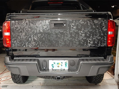 Cosmic Ghost Black Forged Carbon Fiber Wrap, Honeycomb Carbon Film for Car and Motorcycle Stickers