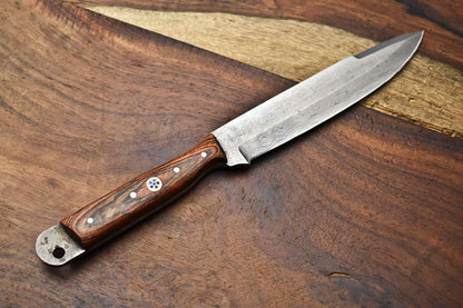 Custom Forged Damascus Blade Kitchen Knife  Professional Chef Knife 1