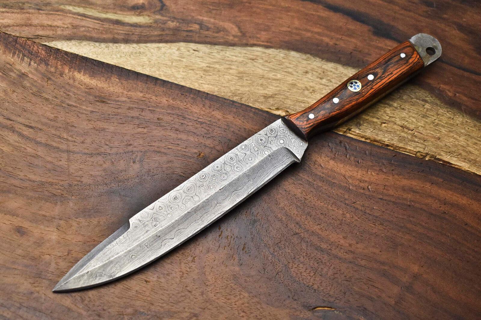 Custom Forged Damascus Blade Kitchen Knife | Professional Chef Knife