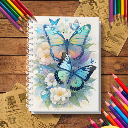 Butterfly Theme Adult Coloring Book, with Thick Paper Quality, A Warm Hearted Gift for Relaxation