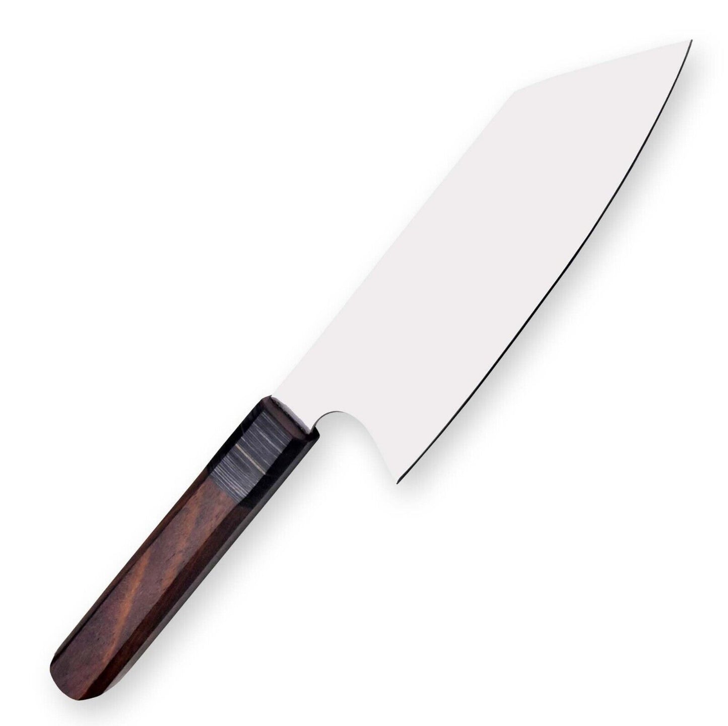Custom Handmade 12C27 Steel Chef Knife  115 Fixed Blade With Walnut Handle 2