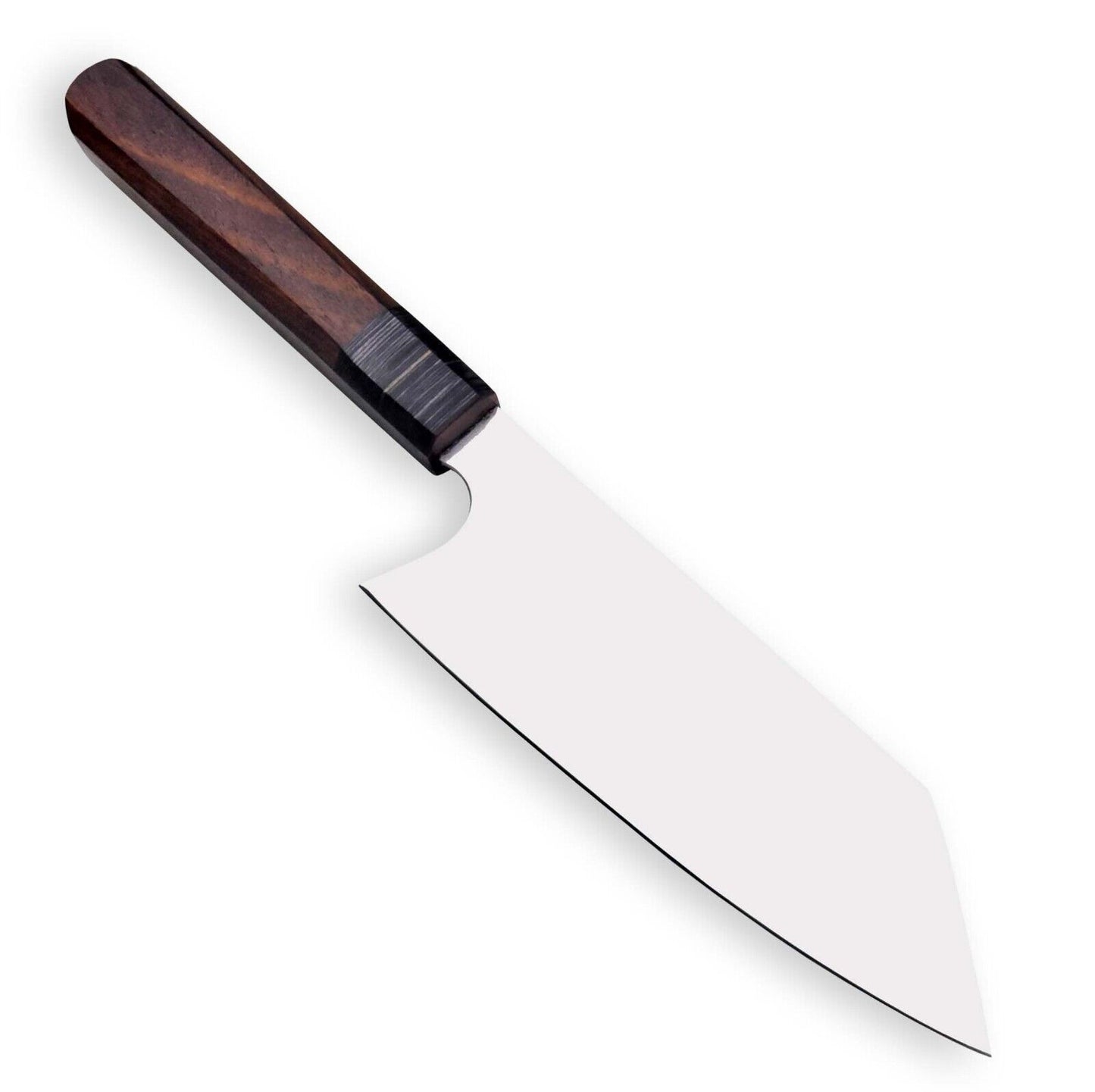 Custom Handmade 12C27 Steel Chef Knife | 11.5" Fixed Blade with Walnut Handle