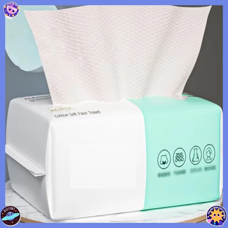 Reusable Face Towels 50 Pack Thickened Makeup Remover Wet And Dry Use Travel Cleanser Cloths 4