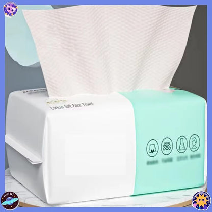 Reusable Face Towels 50 Pack Thickened Makeup Remover Wet And Dry Use Travel Cleanser Cloths 4