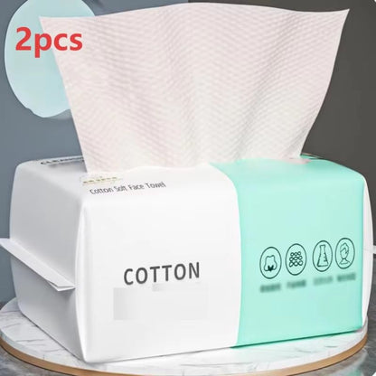 Reusable Face Towels 50 Pack Thickened Makeup Remover Wet And Dry Use Travel Cleanser Cloths 6
