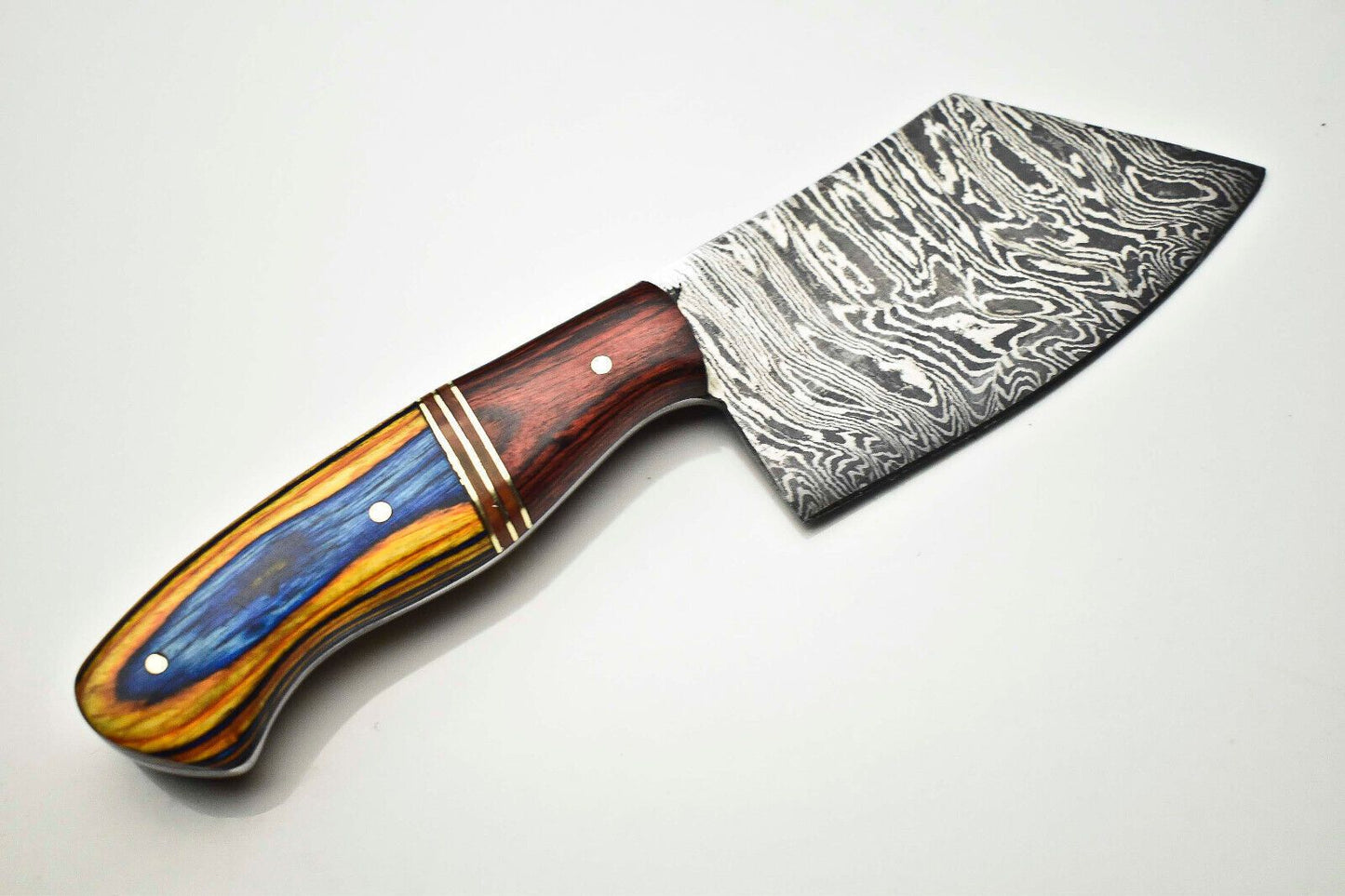 Artisan Damascus Steel Chef Knife  Custom Handmade Kitchen Knife 3