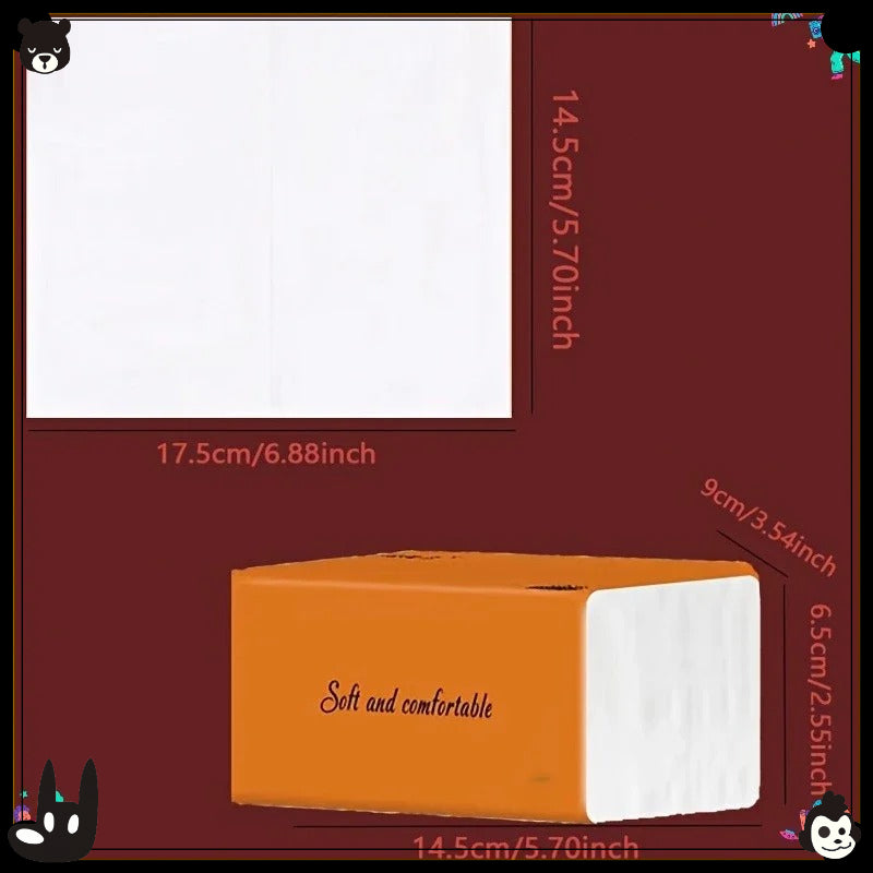 Household Toilet Paper, Large-sized Tissues, and Car Paper Towels, A Whole Box Value Pack