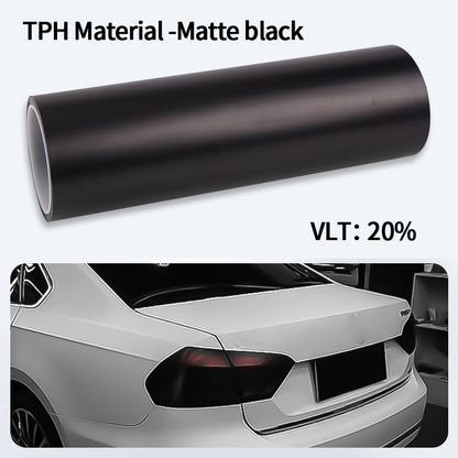 Smoke Black Car Headlight Film PU PPF Protective Wrap For Taillight  Fog Light TPH Cover For Car St 6