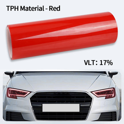Smoke Black Car Headlight Film PU PPF Protective Wrap For Taillight  Fog Light TPH Cover For Car St 11