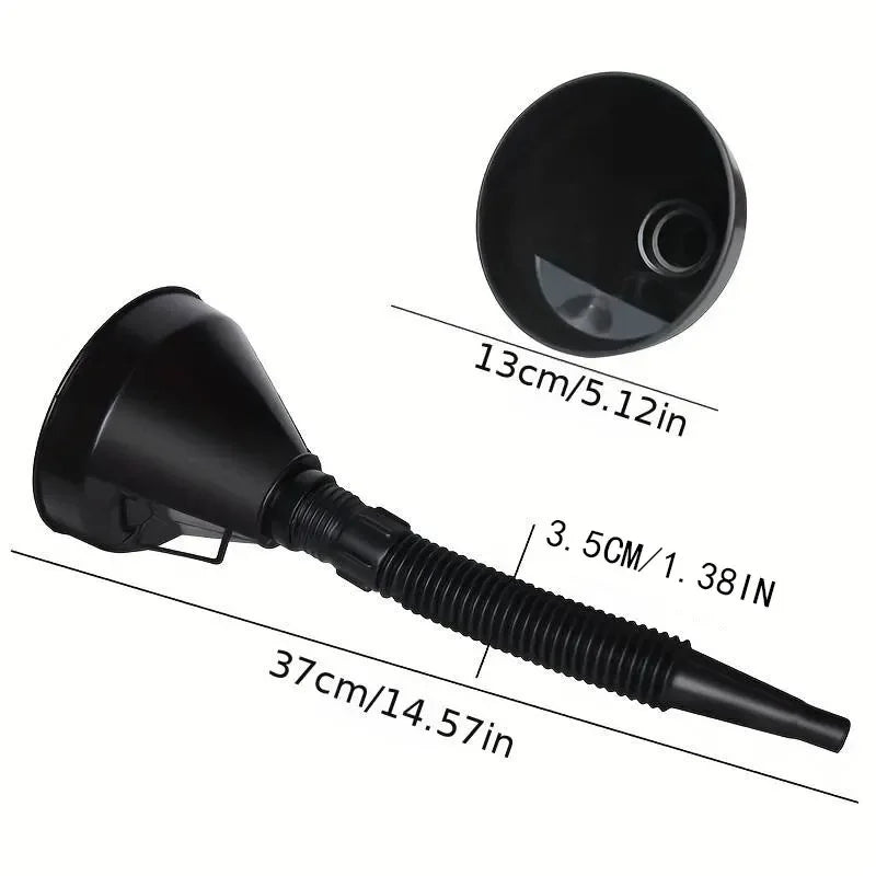Motorcycle Refuel Funnel With Filter Engine Oil Funnel For Cars Moto Fuel Filling Tool 4