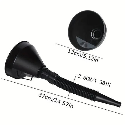 Motorcycle Refuel Funnel With Filter Engine Oil Funnel For Cars Moto Fuel Filling Tool 4