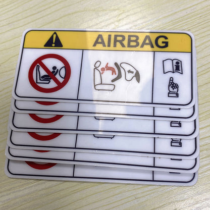Waterproof Airbag Car Stickers, Vinyl Decal Pegatinas Para Coche, DIY Car Accessories Styling