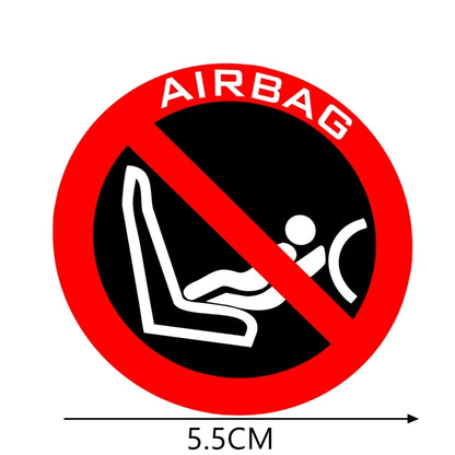 Waterproof Airbag Car Stickers, Vinyl Decal Pegatinas Para Coche, DIY Car Accessories Styling