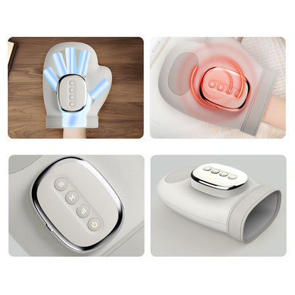 Carpal Tunnel Wrist Finger Massager NEW Electric Hand Massager Airbag Compress Portable Vibrating K