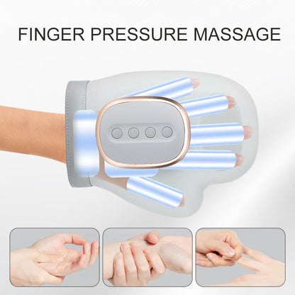 Carpal Tunnel Wrist Finger Massager NEW Electric Hand Massager Airbag Compress Portable Vibrating K