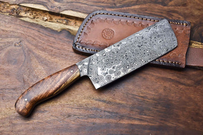 Artisan 12 Damascus Steel Chef Knife  Hand Forged Kitchen Knife 3