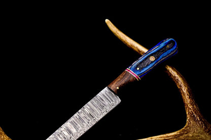 12 Custom Handmade Damascus Steel Chef Knife  Full Tang Kitchen Blade 1