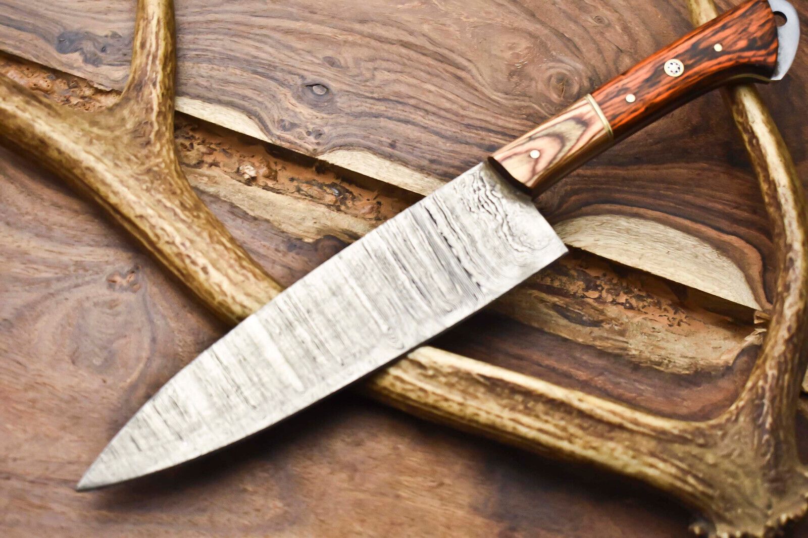 Hand Forged 12 Damascus Chef Knife  Premium Full Tang Kitchen Knife 2