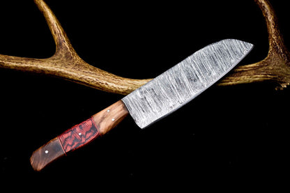 Custom 12 Damascus Chef Knife  Hand Forged Full Tang Kitchen Blade 3