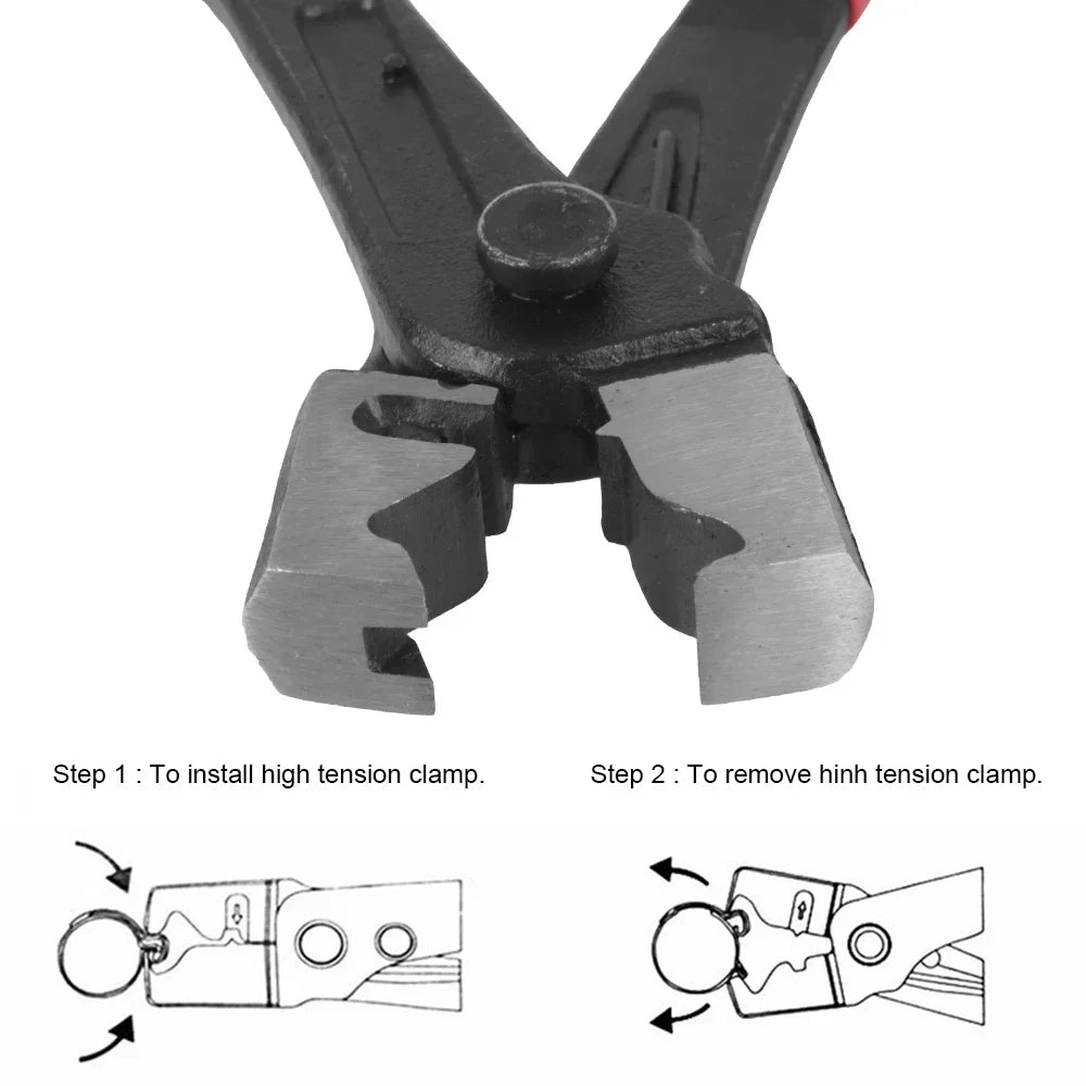 Automotive Repair Tools Set Car Oil Hose Crimping Plier Pipe Clamp Collar Clip Calliper Vise For Mo 6
