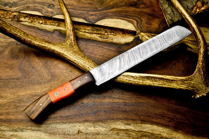 Artisan Handmade Damascus Steel Chef Knife  12 Inch Kitchen Knife 3