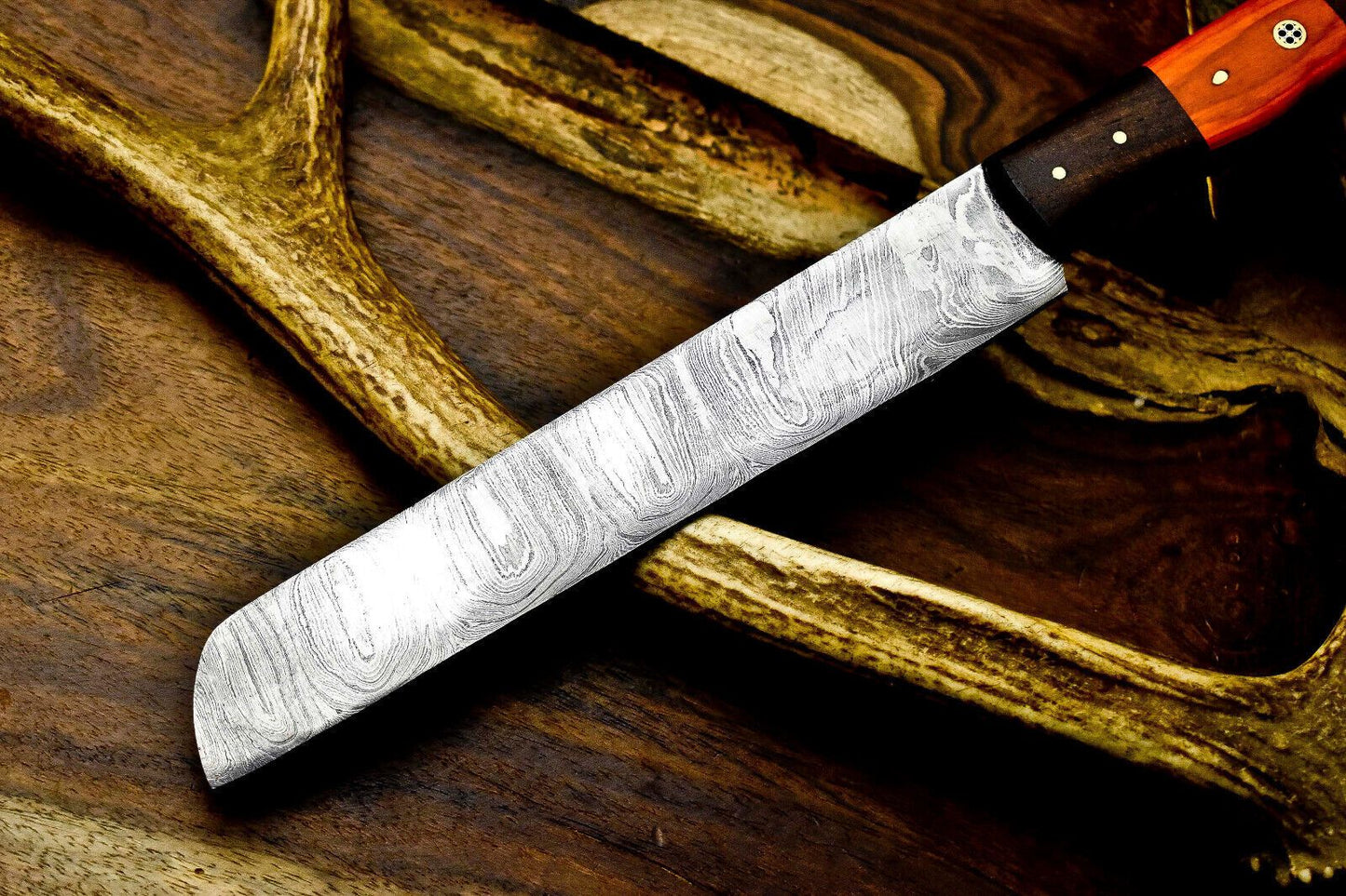 Artisan Handmade Damascus Steel Chef Knife  12 Inch Kitchen Knife 2