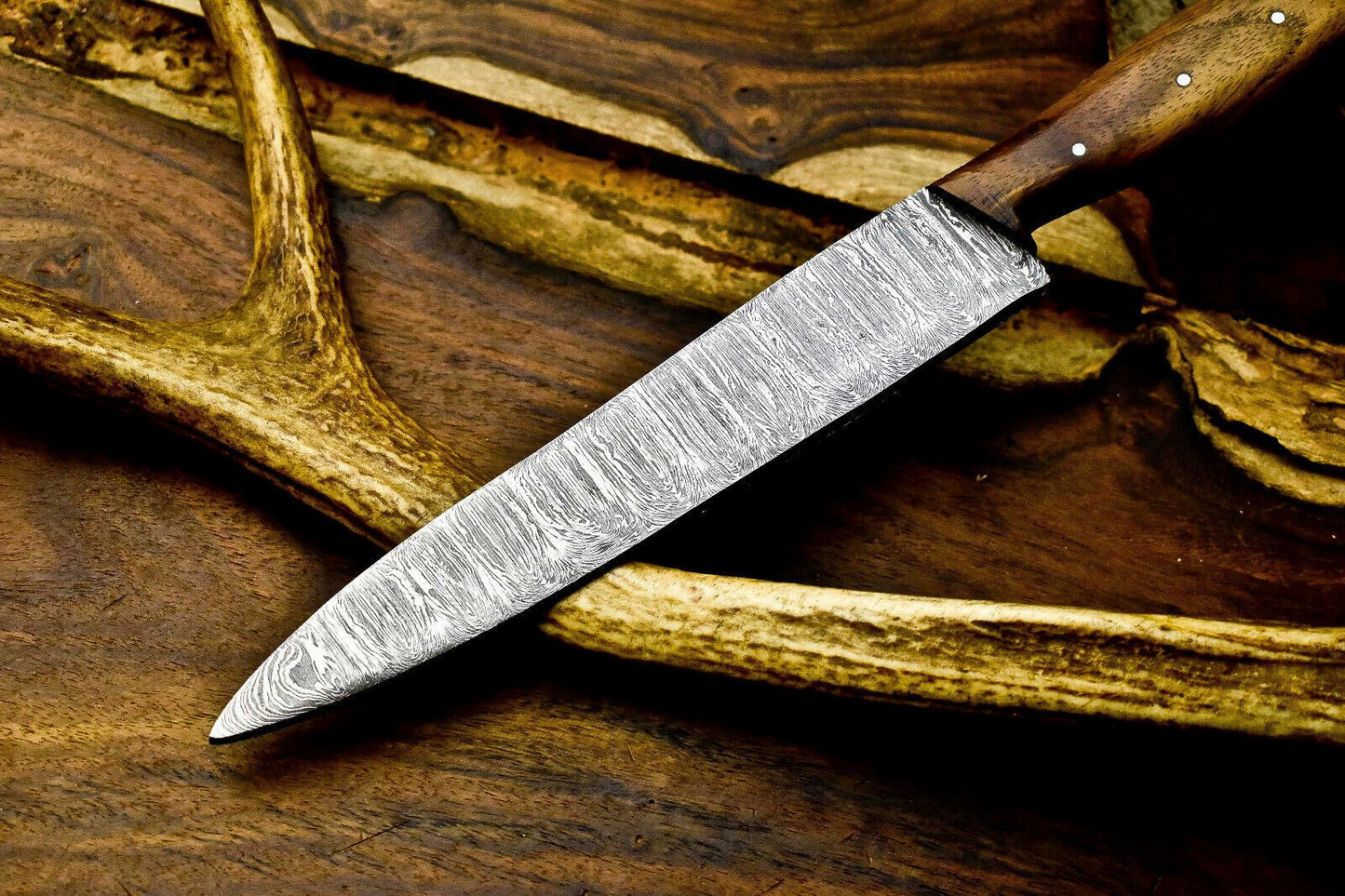 Premium Hand Forged Damascus Chef Knife  12 Full Tang Cooking Blade 2