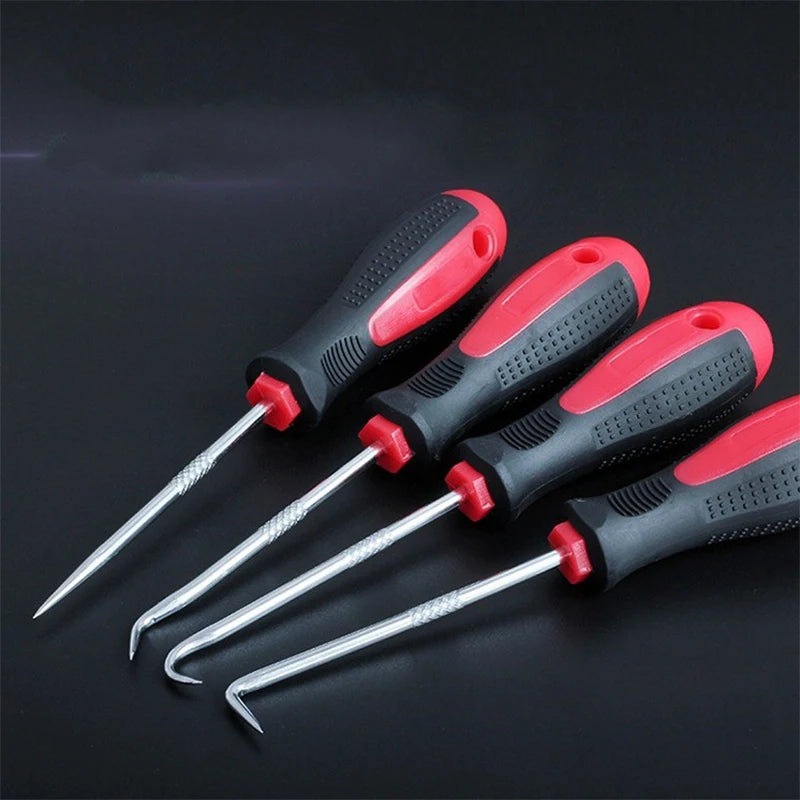 Ring Oil Seal Puller Set, Car Pick Hook Screwdriver Kit, Ring Seal Remover Tools for Auto Repair