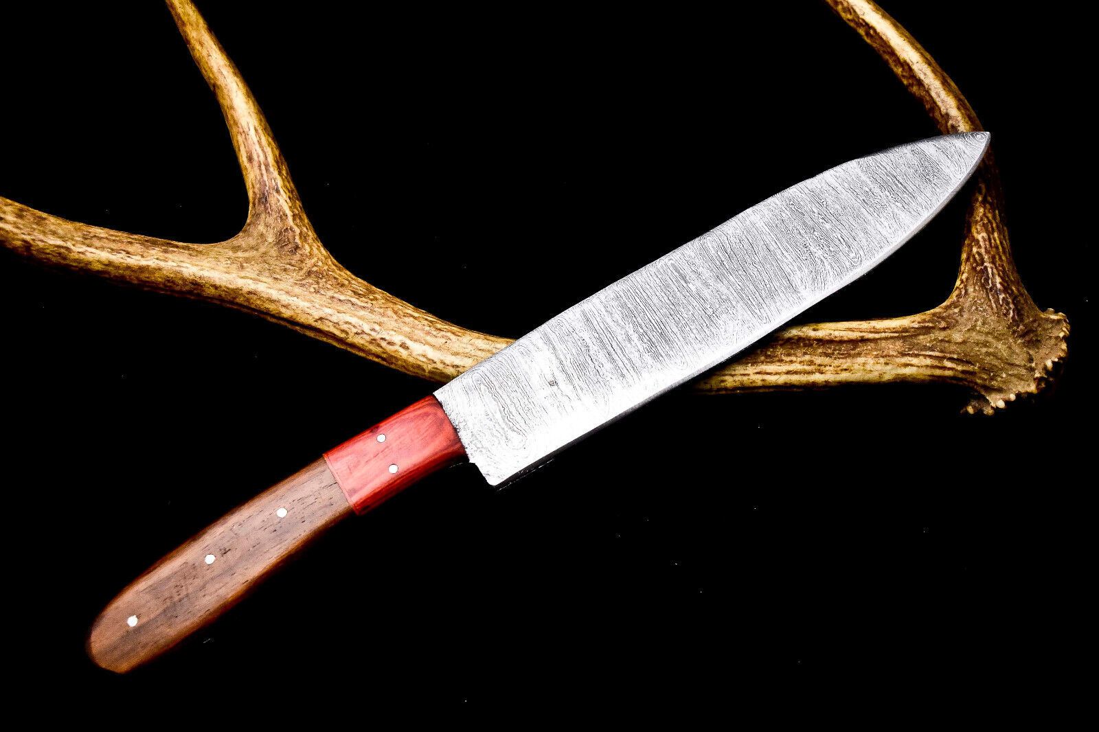 Damascus Steel Chef Knife 12  Handmade Full Tang Kitchen Tool 3