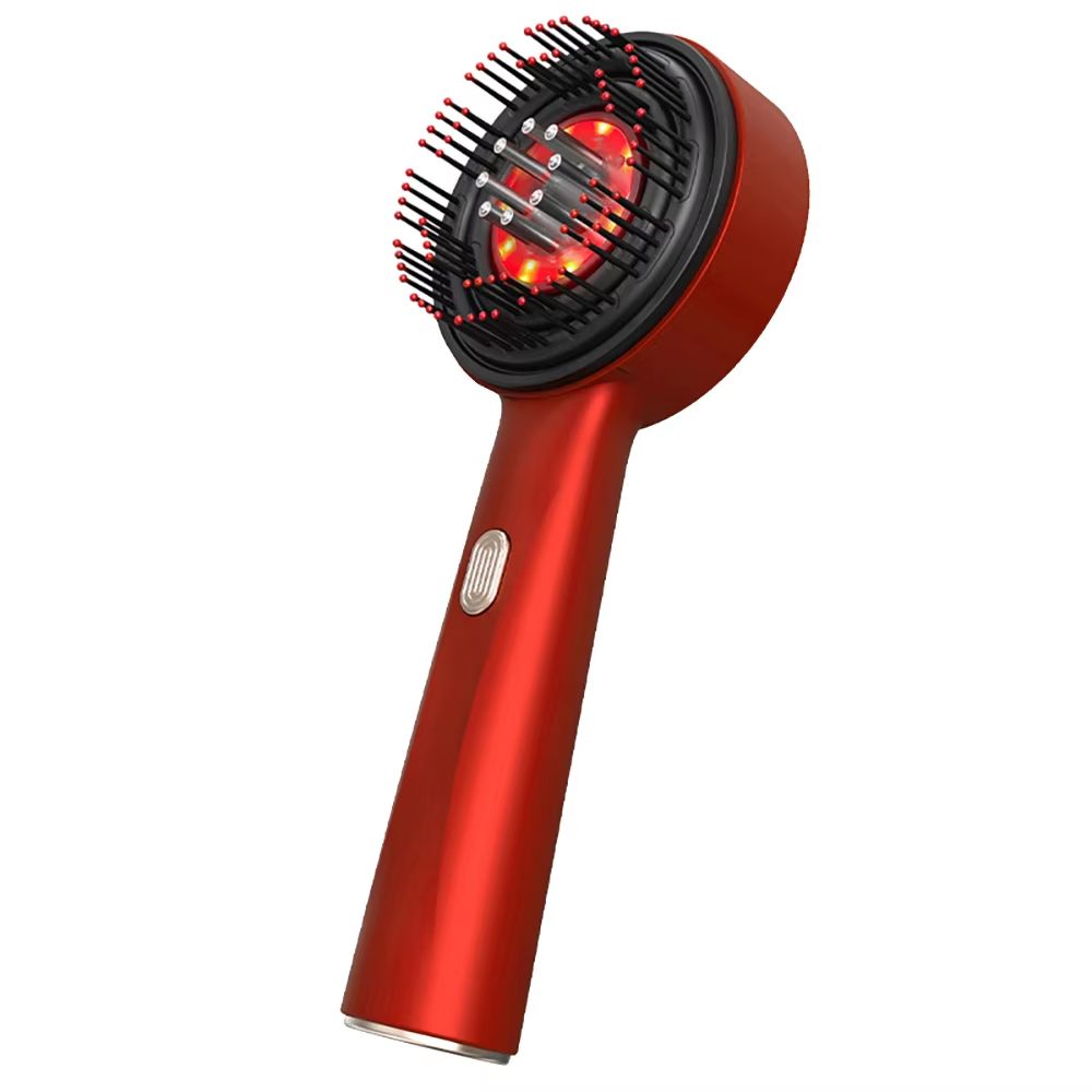 Portable Red Light Laser Comb 3 Modes Electric Massage Comb For Hair Follicle Care Essence Oil Appl 5
