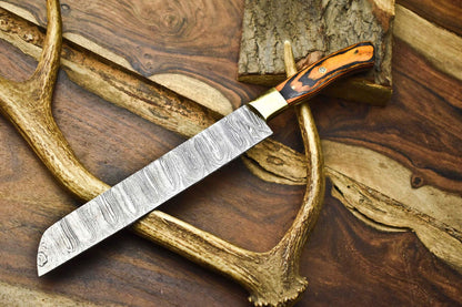 12 Inch Handcrafted Damascus Chef Knife | Professional Kitchen Blade