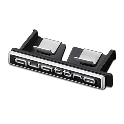 Quattro Logo Metal Front Grill Badge Car Emblem Sticker Decals 15