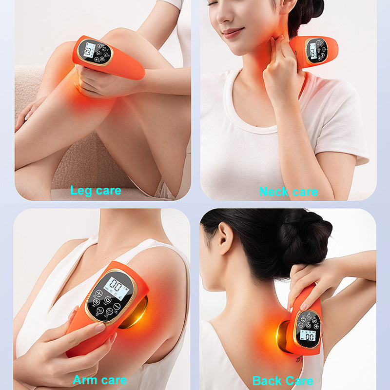 Electronic Muscle Stimulation Machine, Electric Scraping and Cupping Massager, Strong Suction Force Body Relaxation