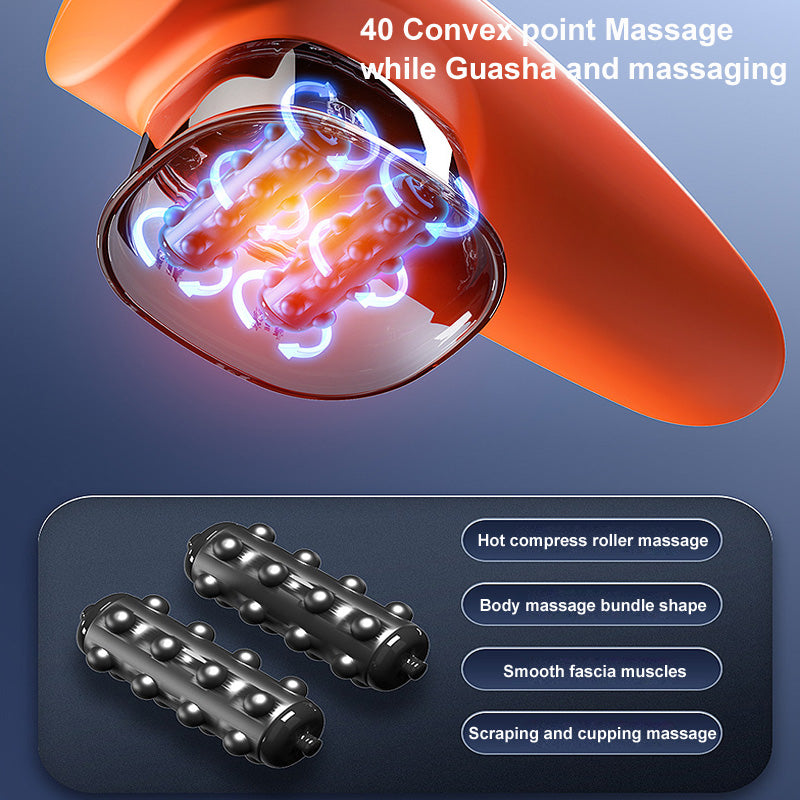 Electronic Muscle Stimulation Machine, Electric Scraping and Cupping Massager, Strong Suction Force Body Relaxation